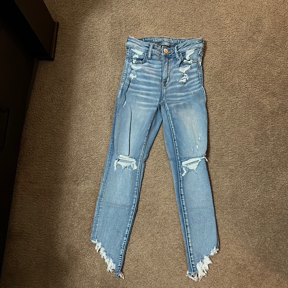 American eagle skinny jeans size 4